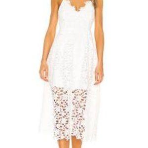 Bride to:ASTR the label white midi dress - Revolve